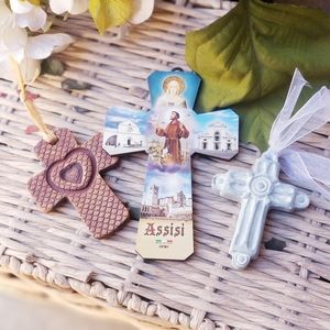 Cross bundle (3) clay Isabel bloom